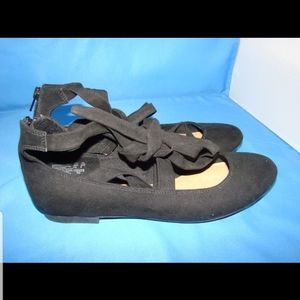 Brash Ballets Flats Size-7.5 Black